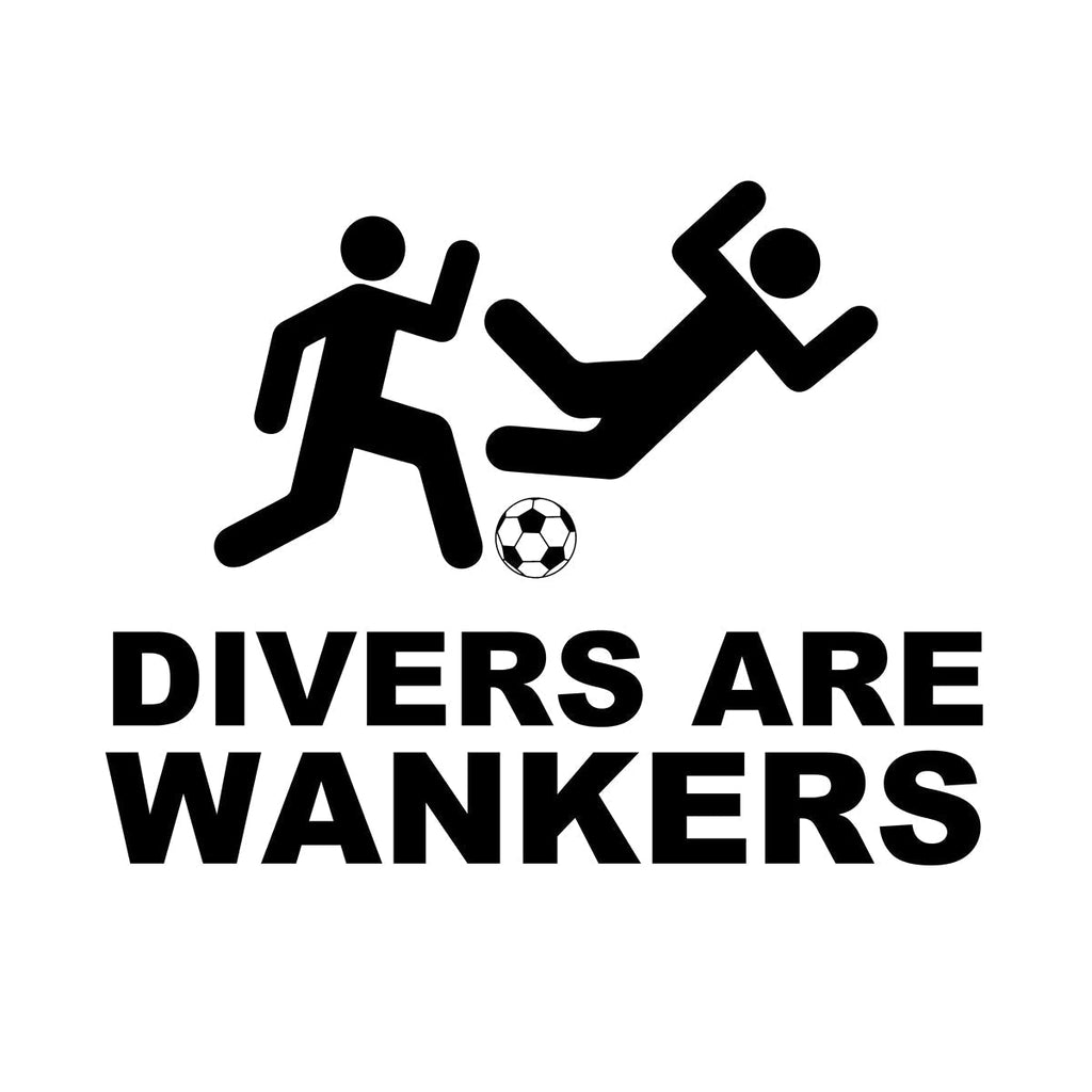 Divers Are Wankers Soccer T-Shirt