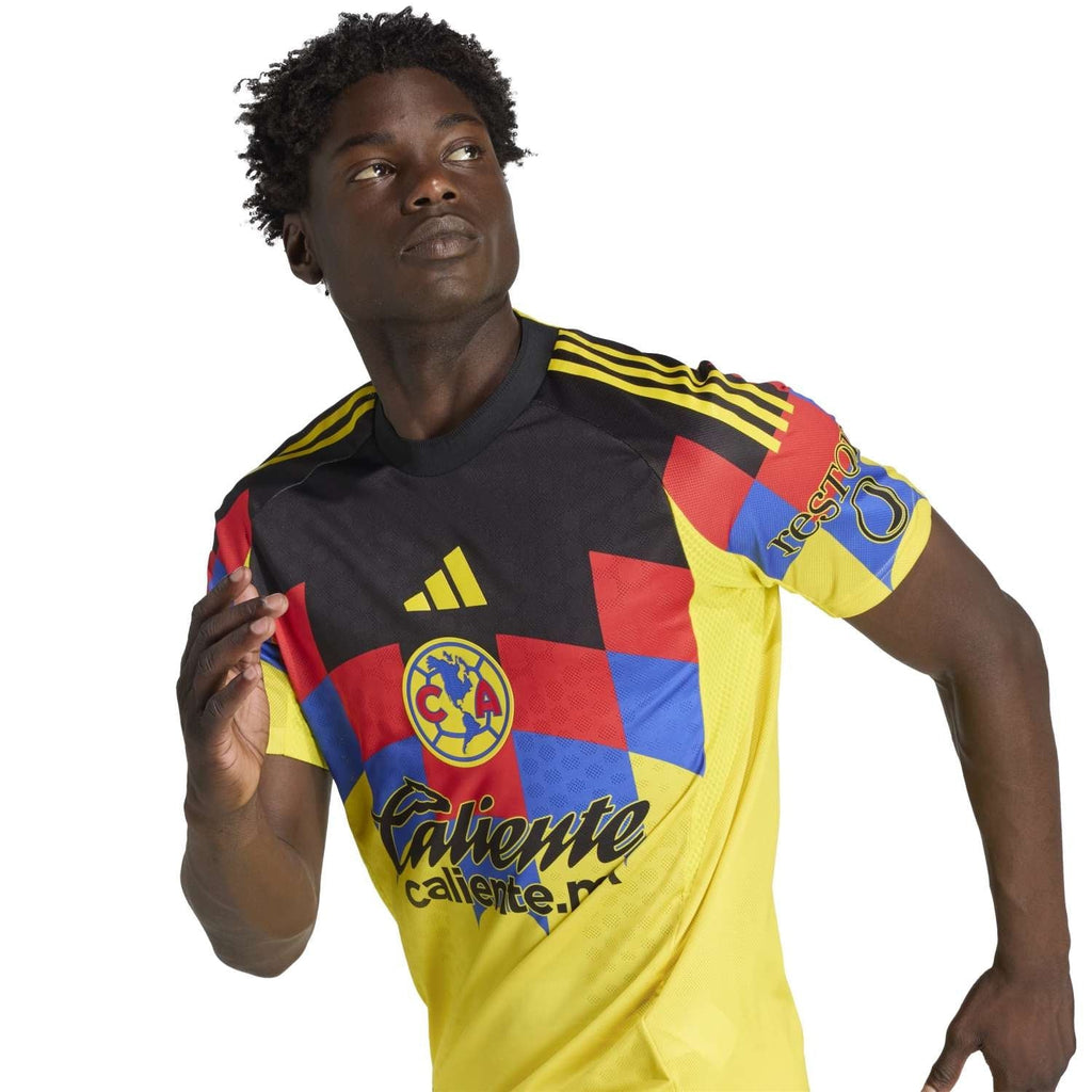 adidas Davila Men's Club America 25/26 Authentic Home Jersey (Yellow)