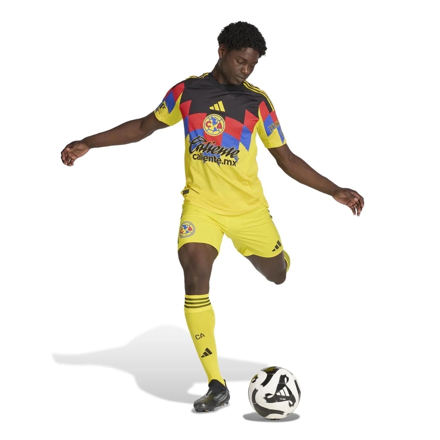 adidas R. Juarez Men's Club America 25/26 Authentic Home Jersey (Yellow)