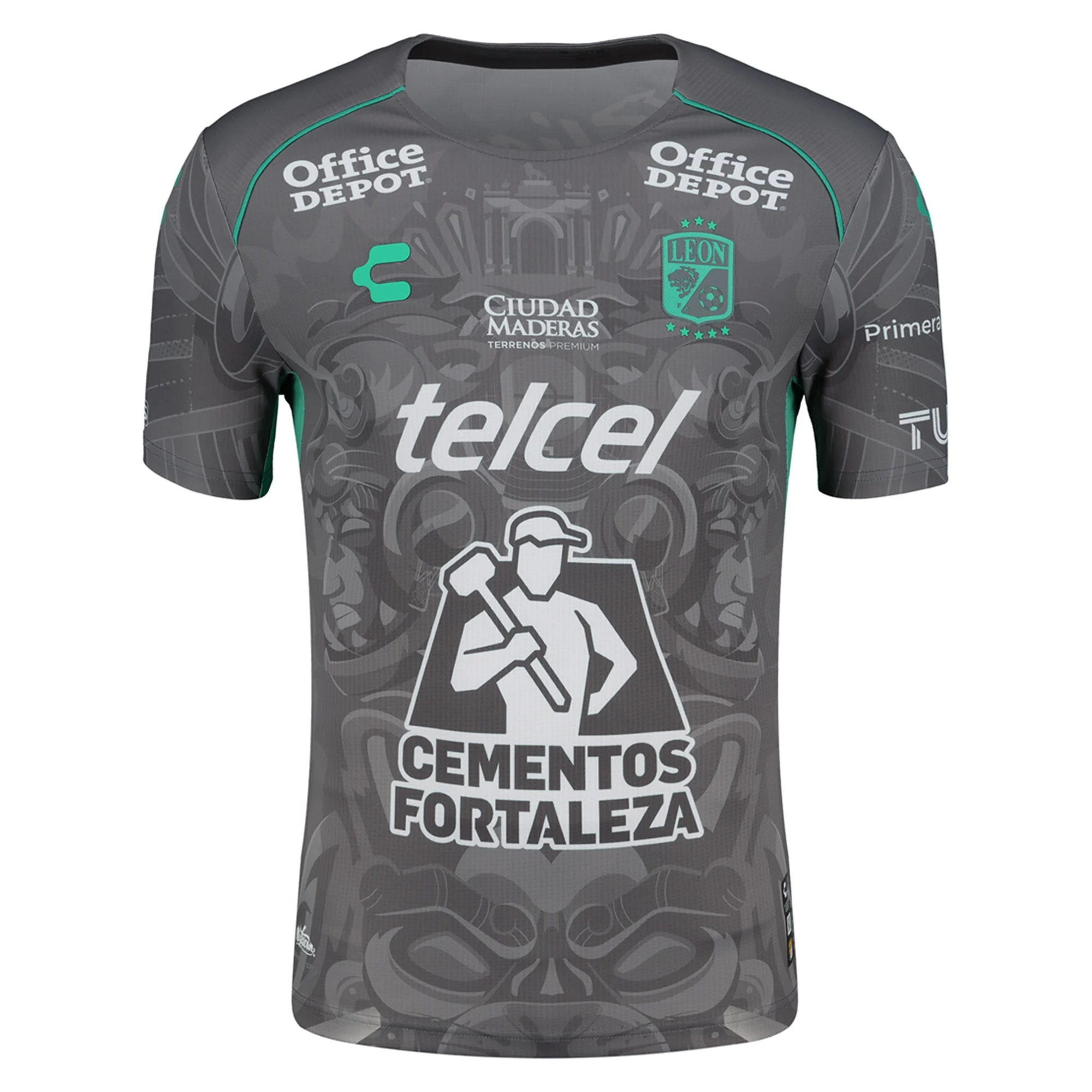 Charly Sebastian Santos Leon Third Jersey 24/25 (Grey/Green)