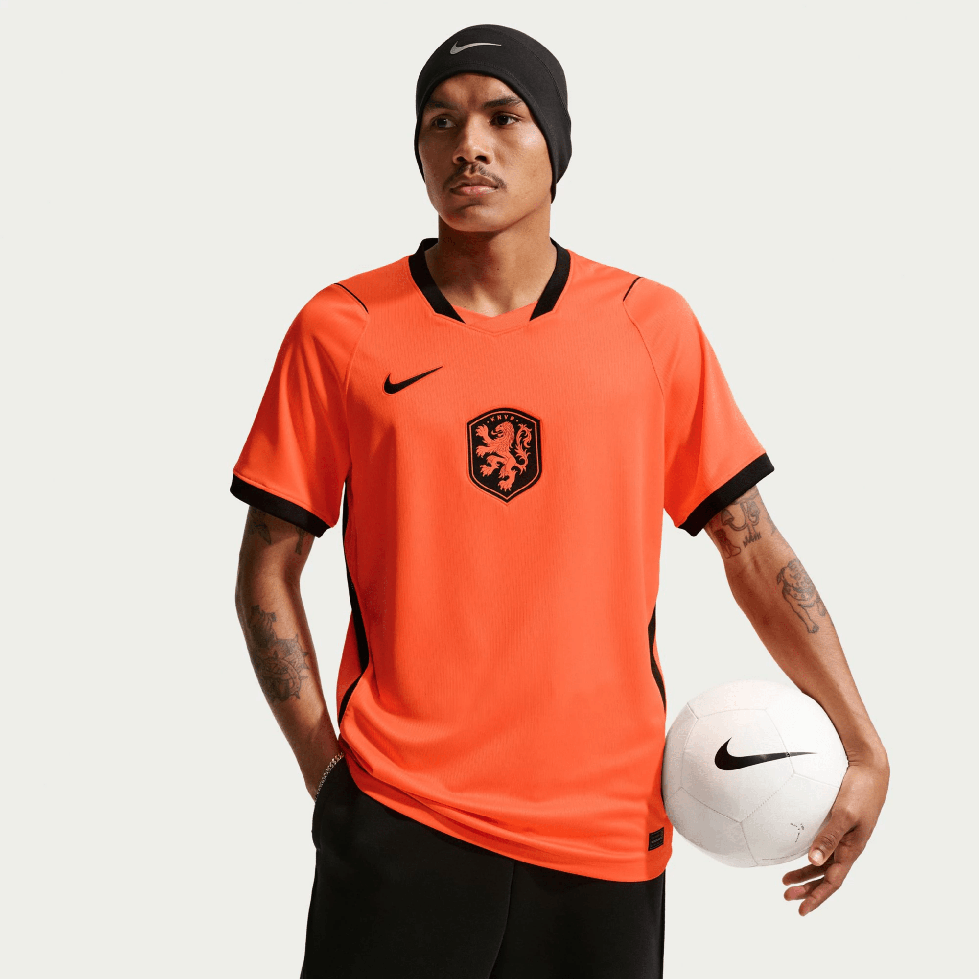 Nike Netherlands Memhpis Depay Home Jersey 2026 (Hyper Crimson/Black)