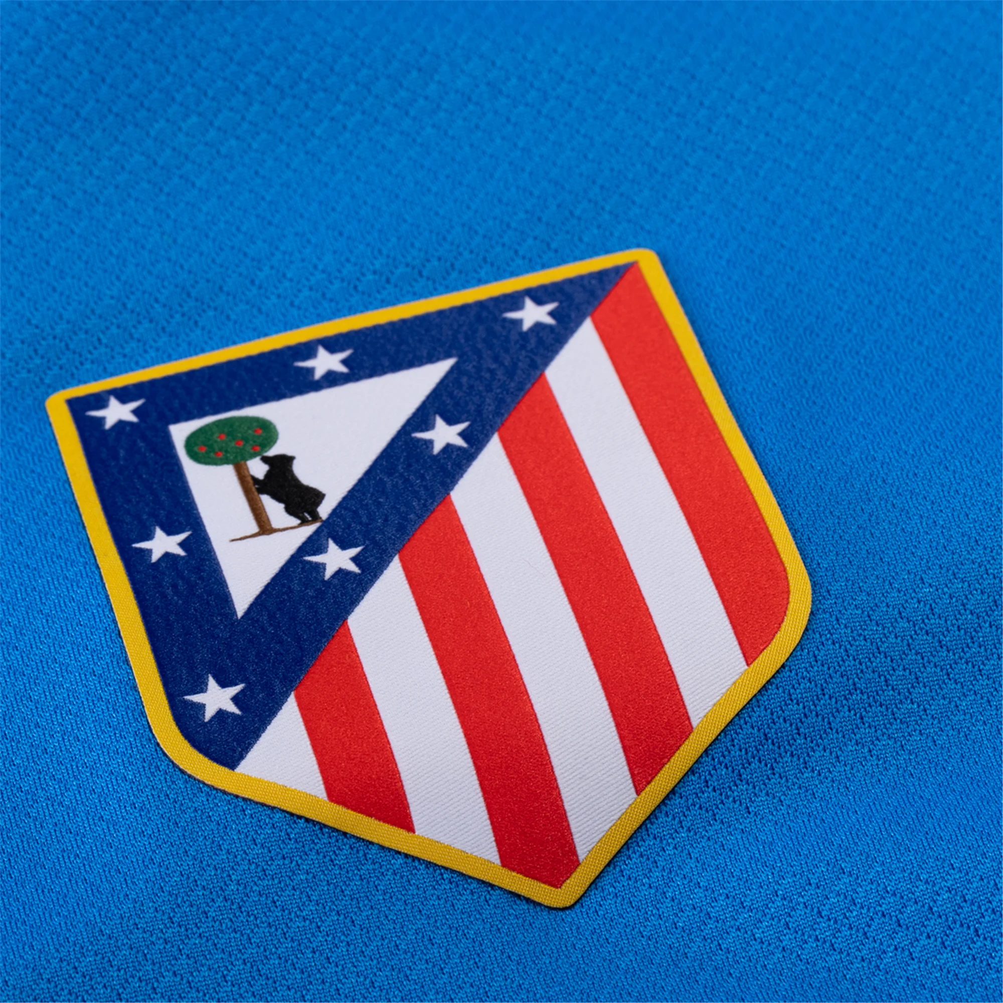 Nike Men's Atletico Madrid Thiago Almada T90 Third Jersey La Liga Patch 25/26 (Photo Blue/Sport Red)