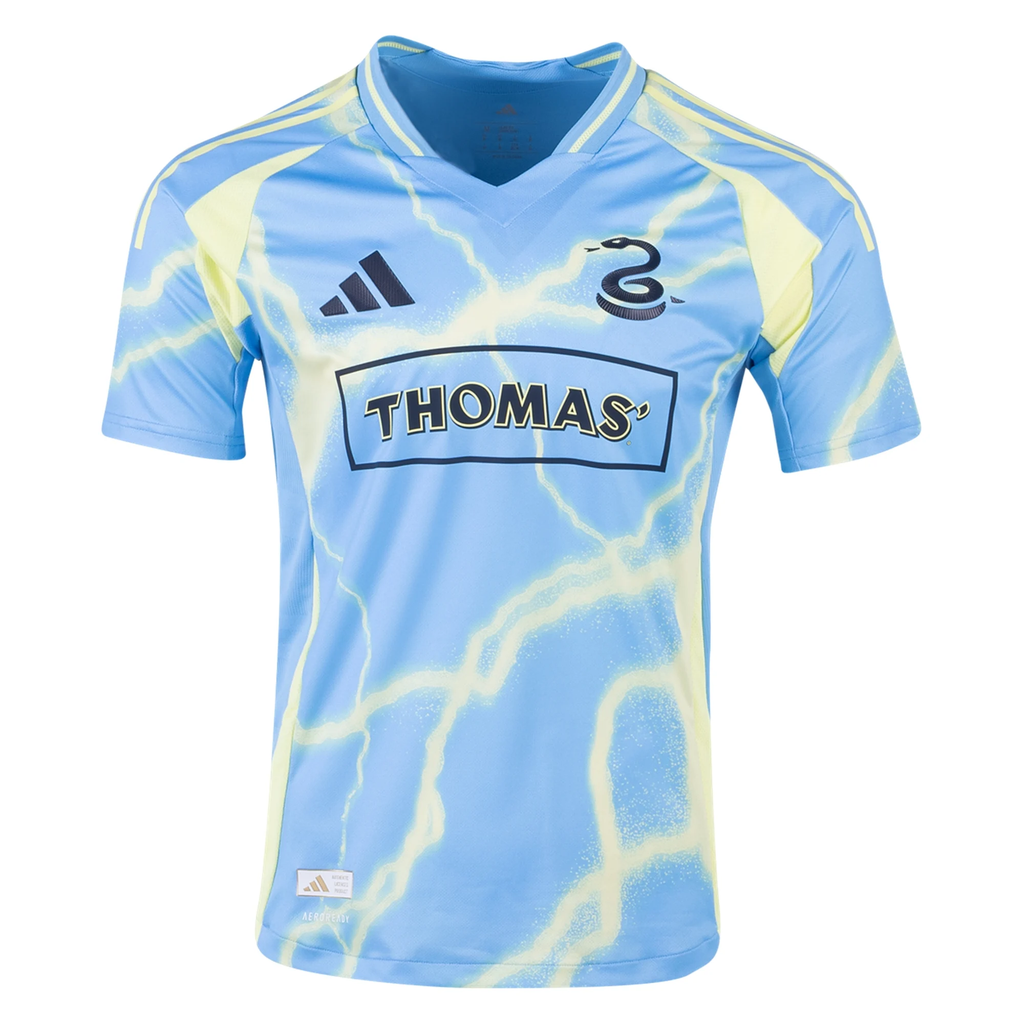 adidas Philadelphia Union Quinn Sullivan Authentic Away Jersey 25/26 (Blue/Yellow)