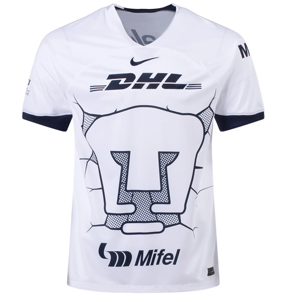 Nike Pumas UNAM Ulises Rivas Home Jersey w/ Liga MX Patch 23/24 (White/Obsidian)