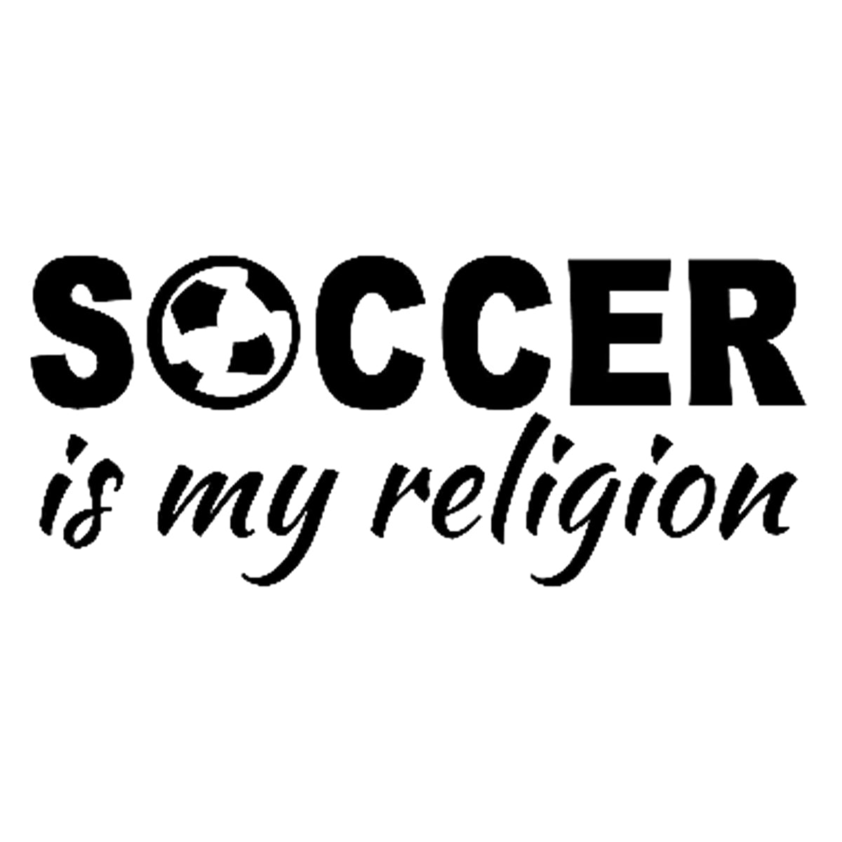 Soccer Is My Religion Printed Tee