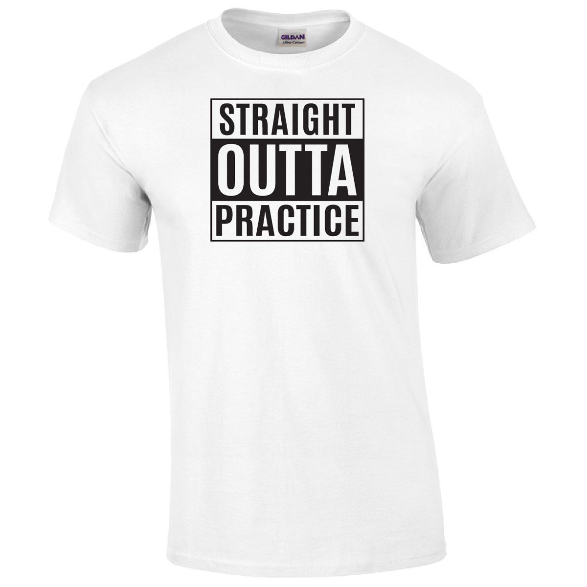 Straight Outta Practice Printed Tee