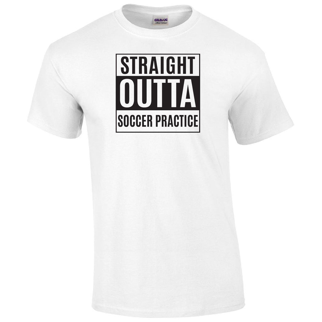 Straight Outta Soccer Practice Printed Tee